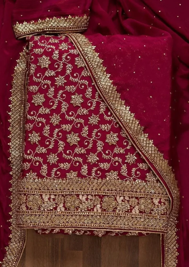 New Latest Wedding Saree 2