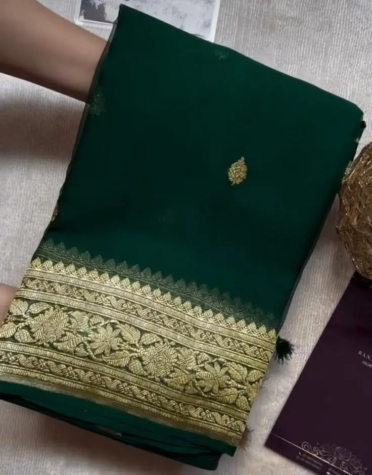 New Latest Wedding Saree 1